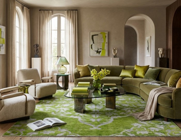 Green Rug